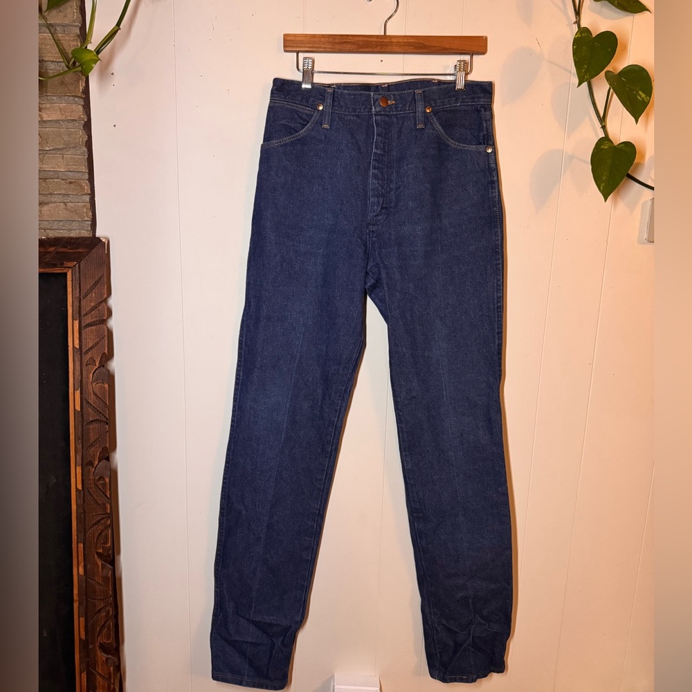 Vintage Wrangler Dark Blue Straight Jeans